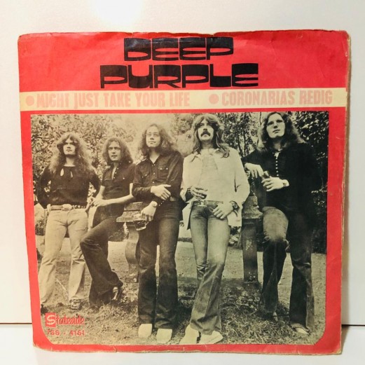 deep purple - mıght just take your lıfe - coronarıas redig  45 lik plak 