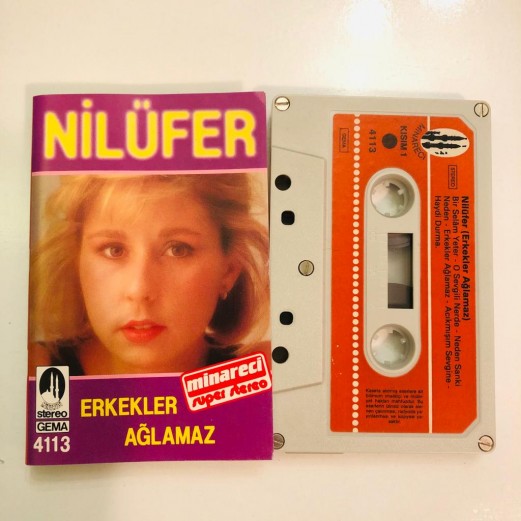 NİLÜFER - ERKEKLER AĞLAMAZ MİNARECİ BASKI KASET 