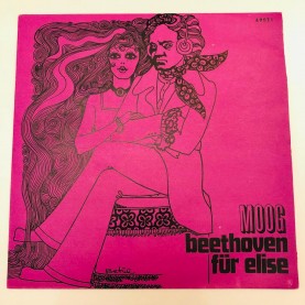 GERSHON KINGSLEY & THE MOOG - BEETHOVEN - HEY HEY ( BETÜL ATLI ÇİZİM KAPAK ) 45 LİK PLAK 