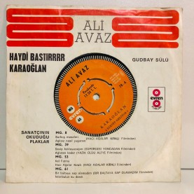 ALİ AVAZ - KARAOĞLAN - GUTBAY SÜLÜ 45 LİK PLAK 