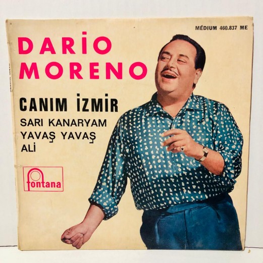 dario moreno - canım izmir - sarı kanaryam - yavaş yavaş - ali 45 lik plak 