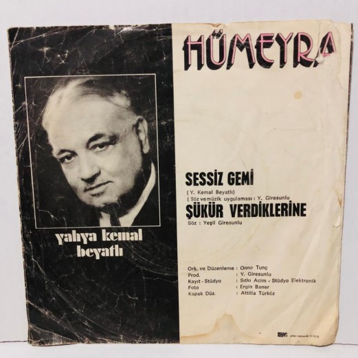 hümeyra - sessiz gemi - şükür verdiklerine 45 lik plak 