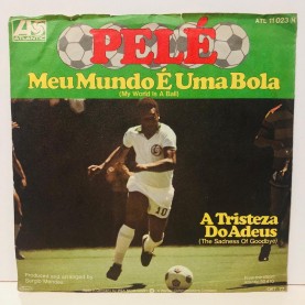 pele - meu mundo e uma bola - a tristeza do adeus 45 lik plak 