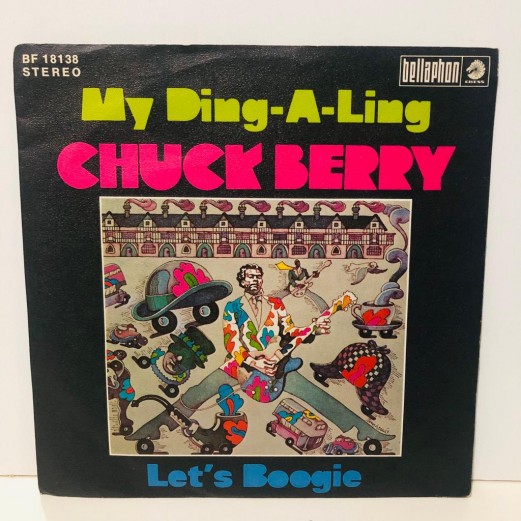 chuck berry - my ding a ling - let's boogie 45 lik plak 