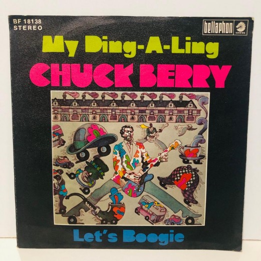 chuck berry - my ding a ling - let's boogie 45 lik plak 