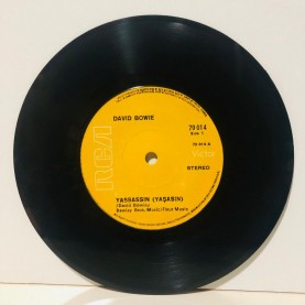 david bowie -   yaşasın ( yassassın )  - red money 45 lik plak 