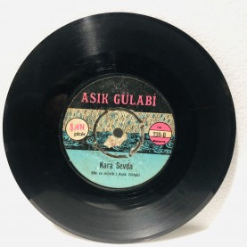 AŞIK GÜLABİ - GARİP BÜLBÜL - KARA SEVDA 45 LİK PLAK 