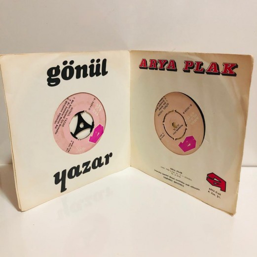 GÖNÜL YAZAR MİNİ LONG PLAY 2 PLAK 45 DEVİR PLAK 