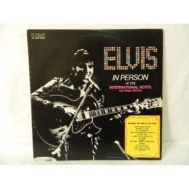 ELVİS PRESLEY -  Elvis In Person At The International Hotel LP