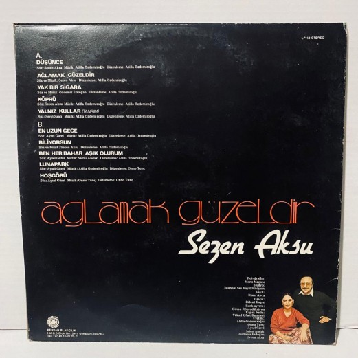 sezen aksu - ağlamak güzeldir LP