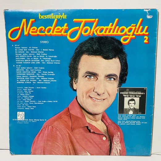 necdet tokatlıoğlu 2 besteleriyle LP