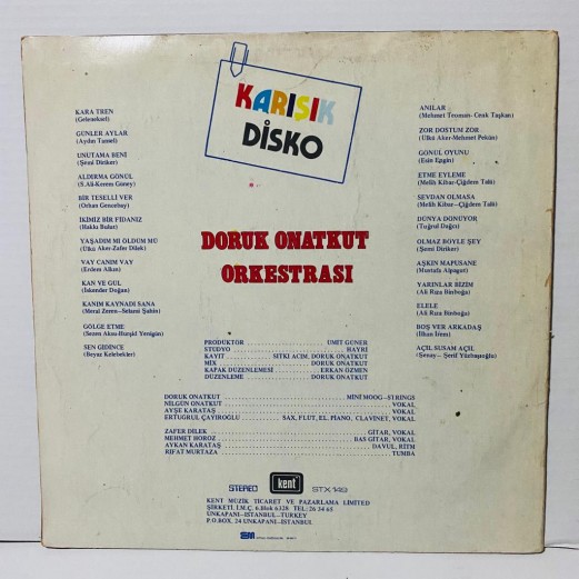 DORUK ONATKUT ORKESTRASI - KARIŞIK DİSCO LP