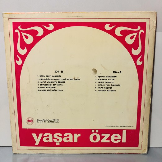 YAŞAR ÖZEL - NASIL GEÇTİ HABERSİZ LP