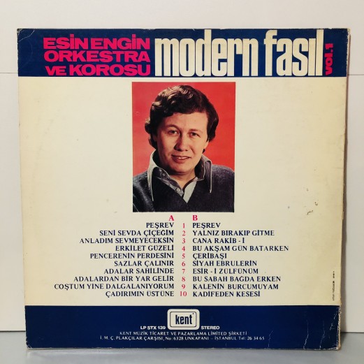 ESİN ENGİN ORKESTRA VE KOROSU - MODERN FASIL VOL.1 LP