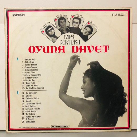 KUPA DÖRTLÜSÜ - OYUNA DAVET LP 