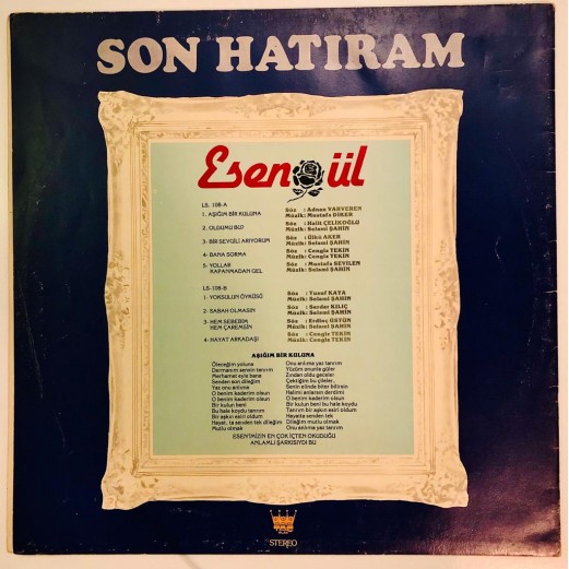 esengül - son hatıram lp