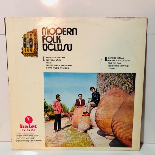 modern folk üçlüsü lp