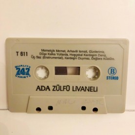 zülfü livaneli - ada - 747 ( Suudi Arabistan Baskı ) kaset
