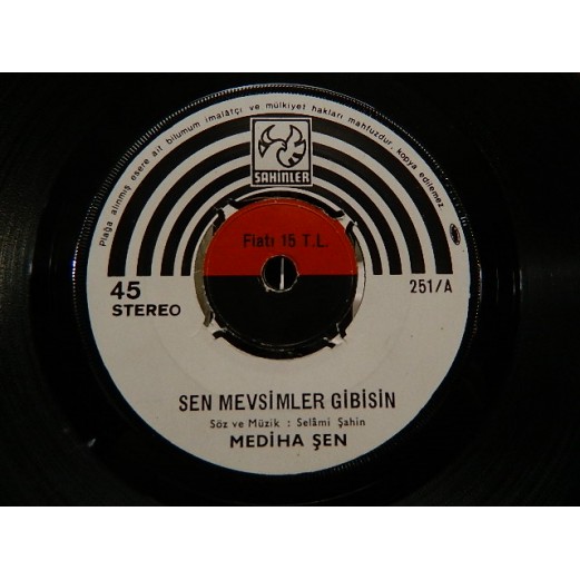 MEDİHA ŞEN - Sen Mevsimler Gibisin / Yeşil Gözlerinden Muhabbet Kaptım